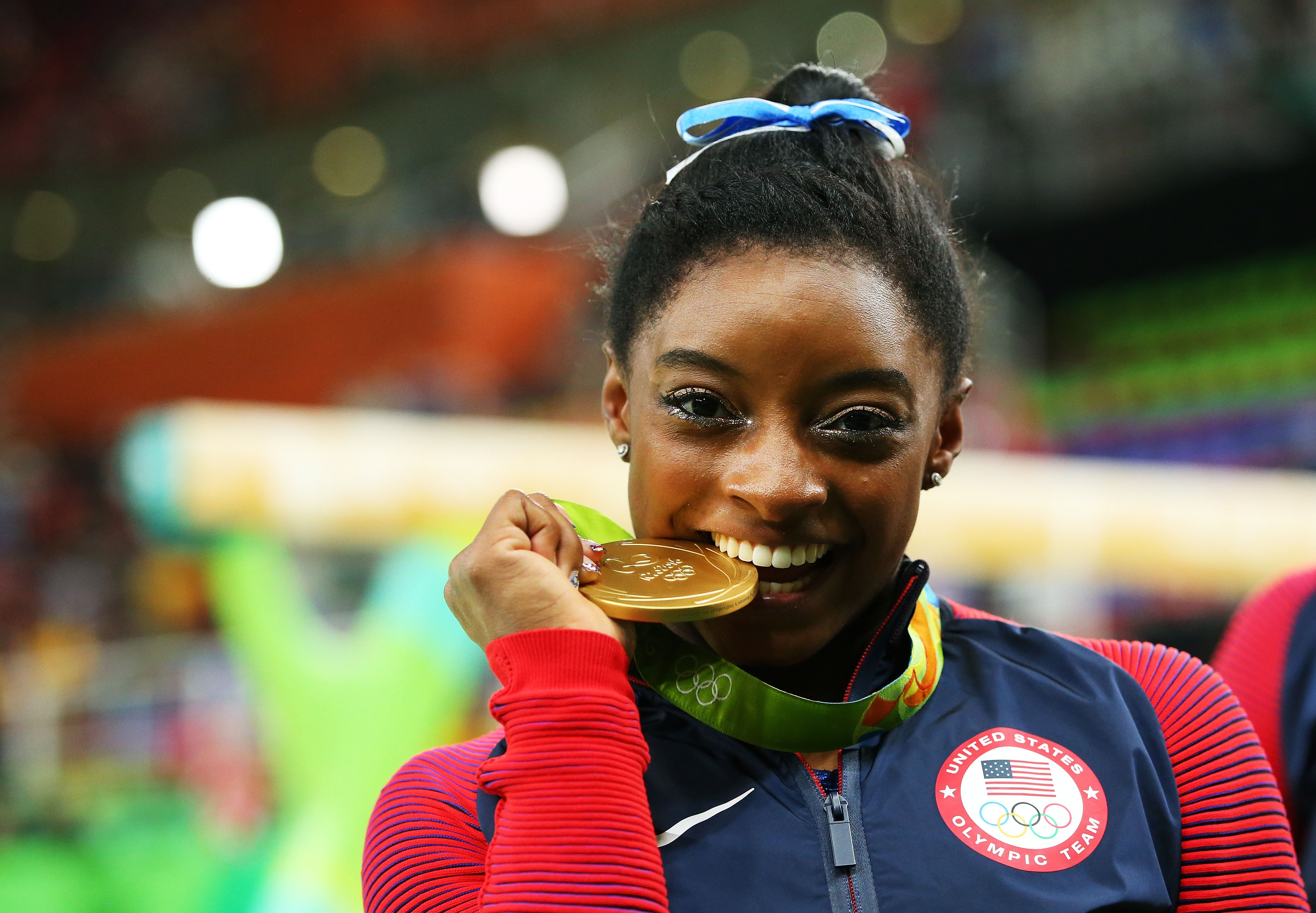 40 Famous Black Women Influential African American Women   Gold Medalist Simone Biles Of The United States Poses For News Photo 588555050 1549646994 