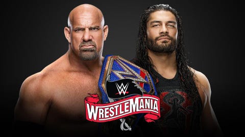 WrestleMania 36: Goldberg vs Roman Reigns