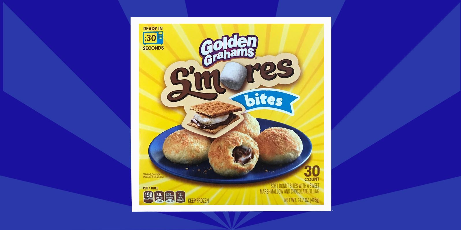 These Golden Grahams S Mores Bites Are Donuts Stuffed With Marshmallow And Chocolate