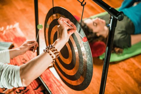 Gong in sound therapy