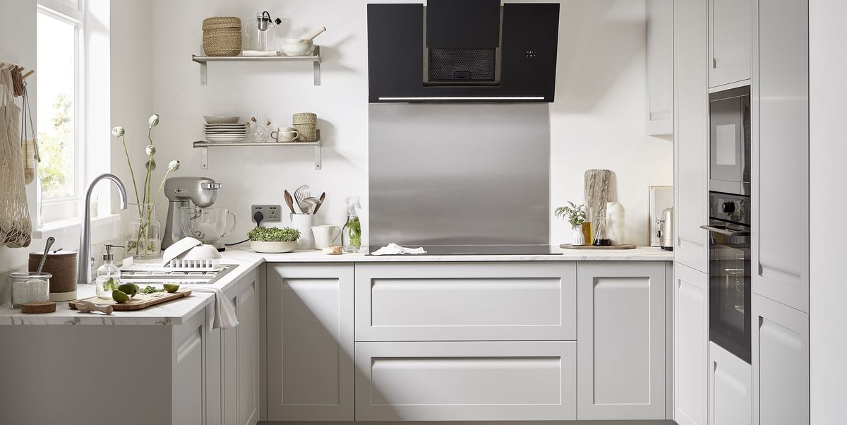 Est To A Kitchen, B Q Kitchen Cupboard Paint Grey