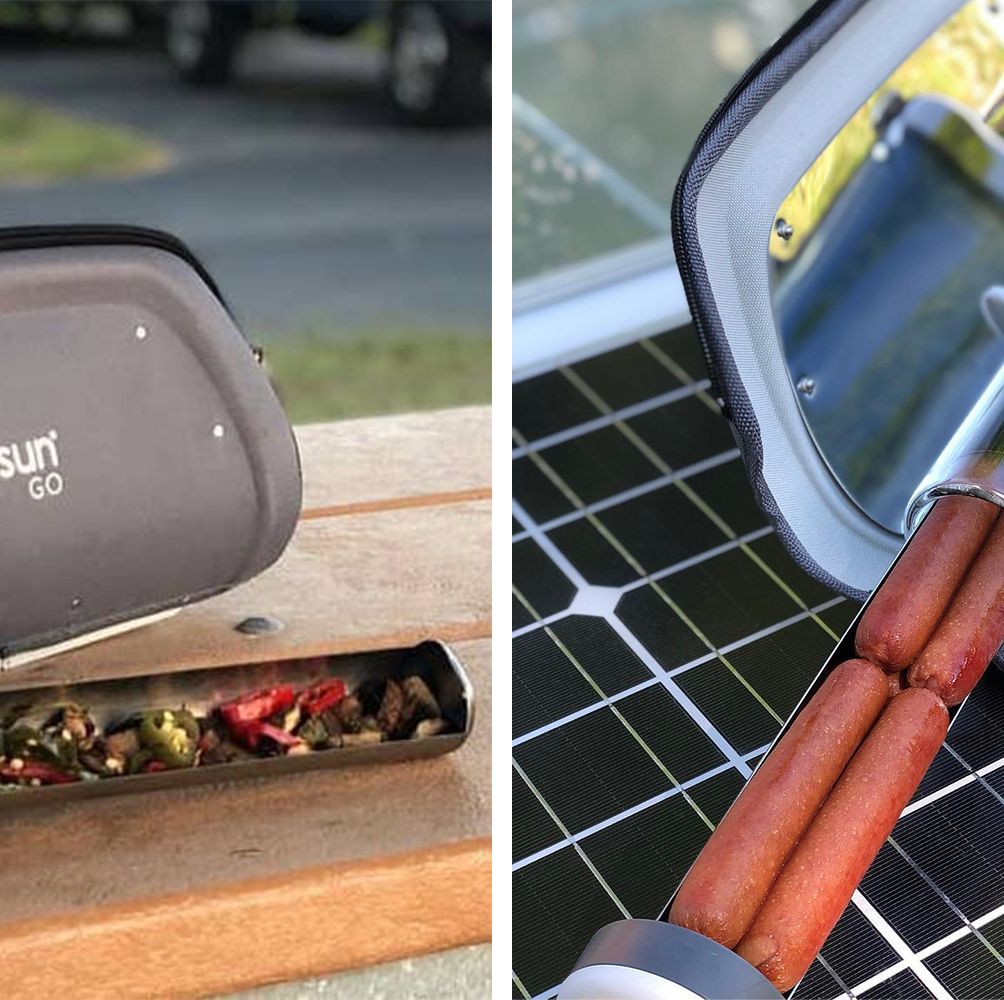 This Portable Solar Oven Allows You to Cook Hot Dogs, Veggies, Brownies, and Beyond While Outdoors