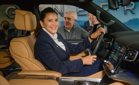 Gouverneur Gretchen Whitmer à Motor Bella