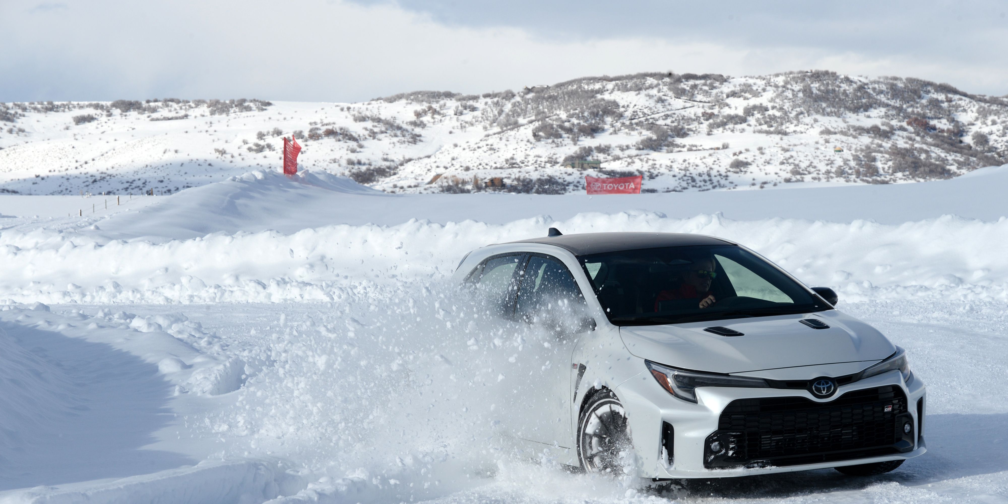 The Toyota GR Corolla Rules on an Ice Track