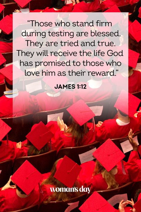 bible verses for graduation james 1 12