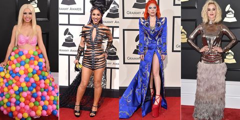 Las peor vestidas de la historia de los Grammy  