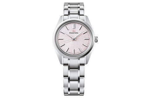 Seiko's Cherry Blossom 44GS Knows That Real Mean Wear Pink Watches