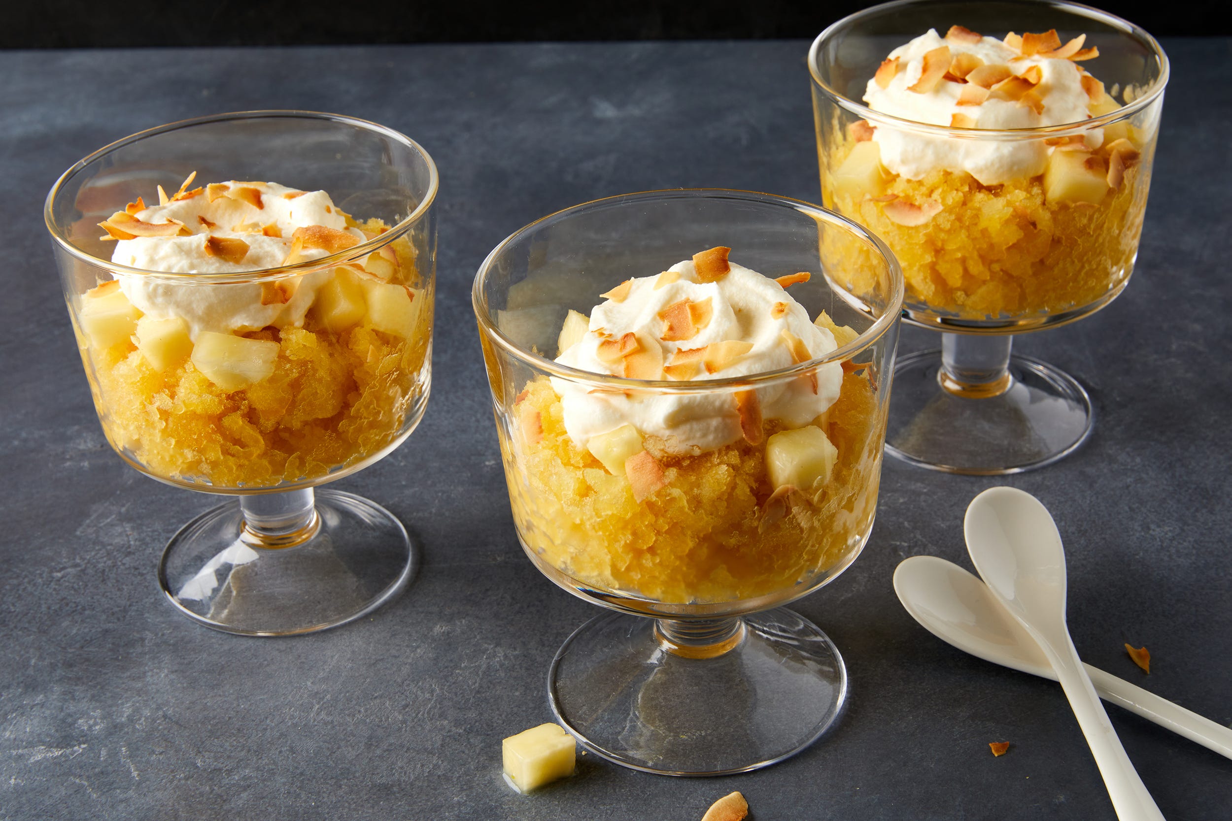 One Bite Of Our Pineapple-Rum Granita & You'll Be Transported To An Tropical Island Getaway