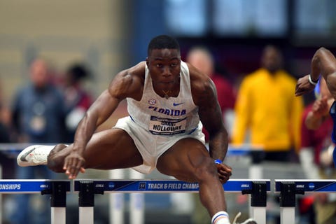 Grant Holloway Breaks American Record in 60-Meter Hurdles - NCAA Indoor ...