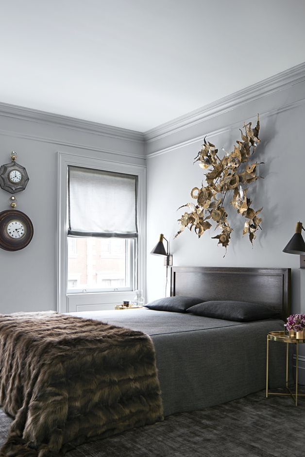 gray decor for bedroom