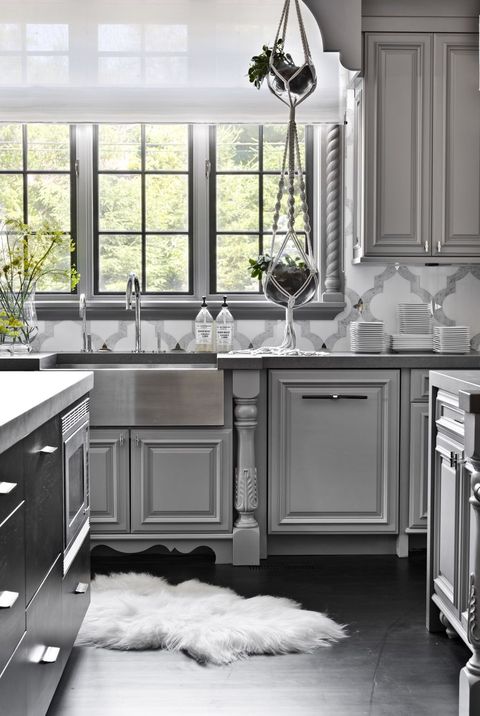 32 Best Gray Kitchen Ideas Photos Of Modern Gray Kitchen