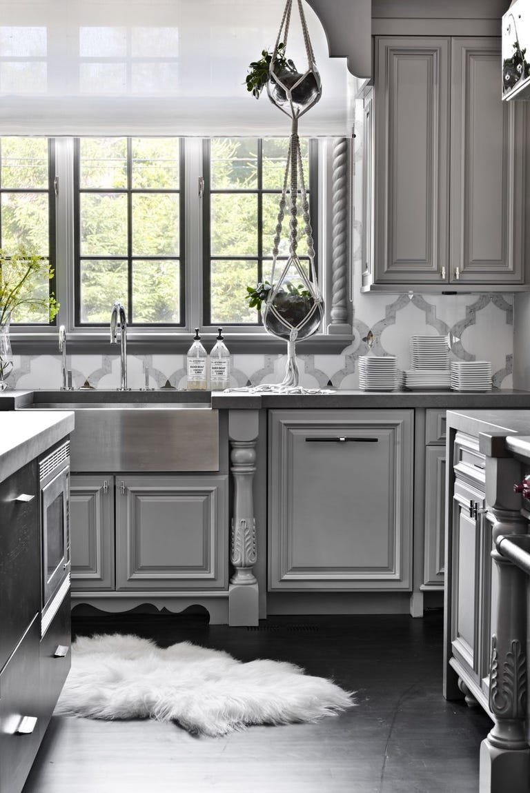 14 Best Grey Kitchen Design Ideas with Grey