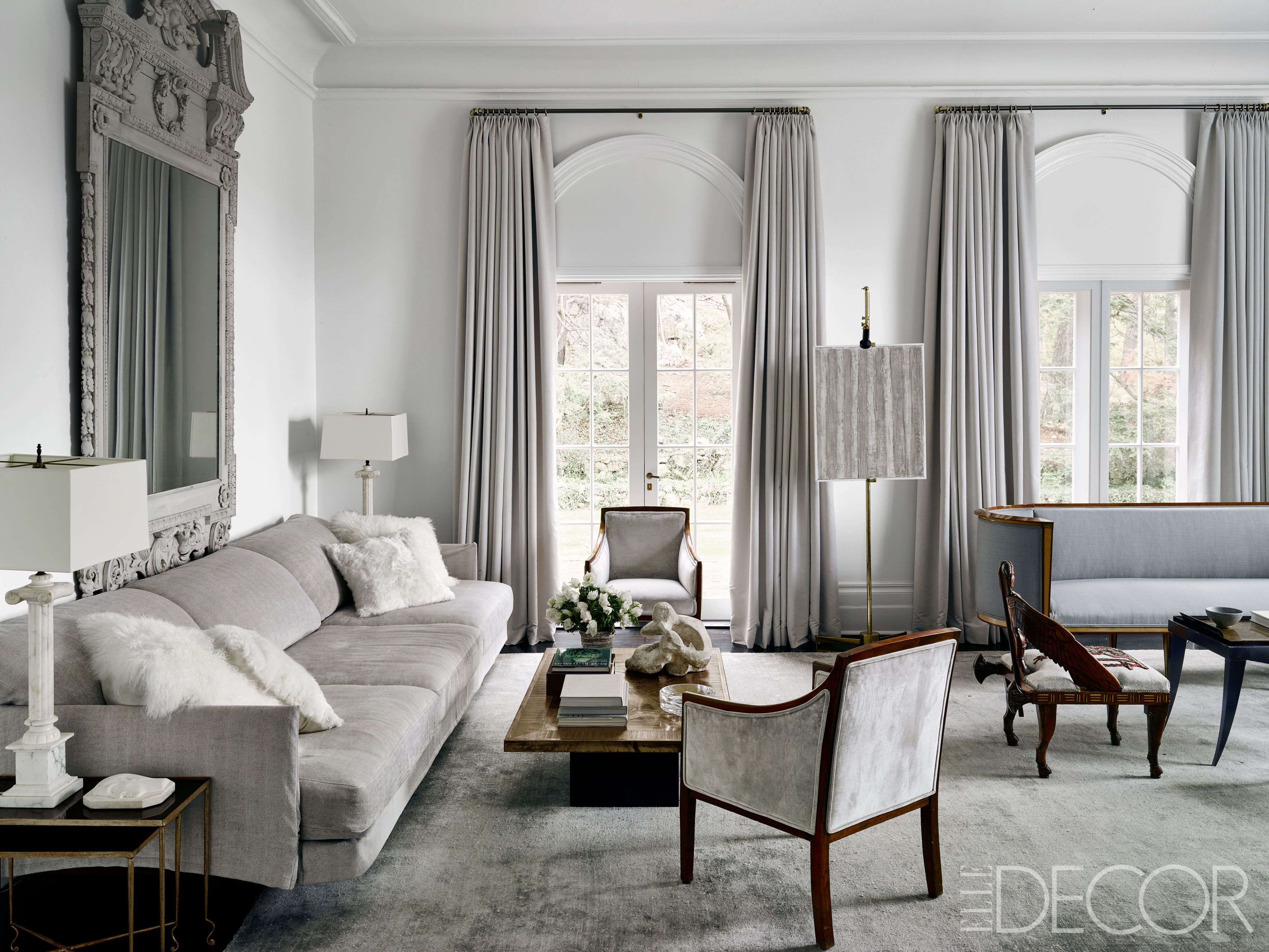 shades of gray living rooms