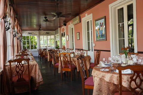 graycliff restaurant at graycliff hotel in the bahamas