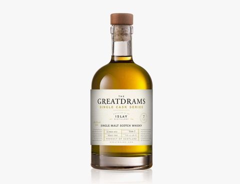greatdrams islay single-cak single malt whiskey