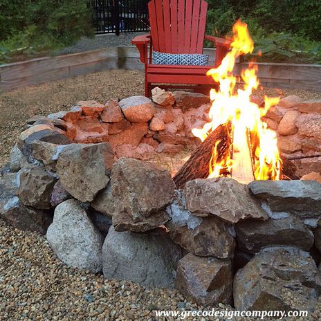 22 Diy Outdoor Fireplaces Fire Pit, River Rock Fire Pit Ideas