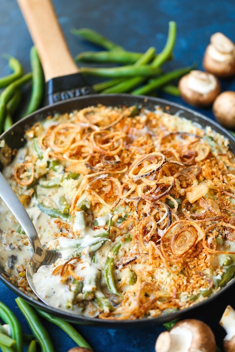 green bean casserole crispy shallots