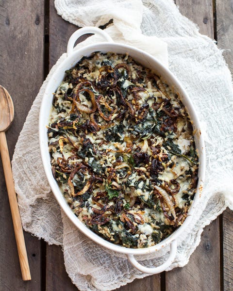 green bean casserole kale rice