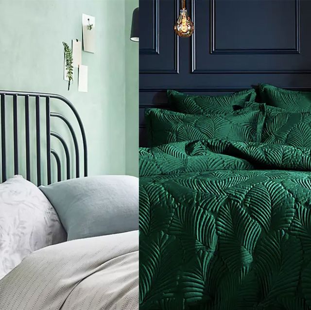 Green Bedroom Ideas Emerald Sage And Dark Inspiration - Yellow And Green Bedroom Decorating Ideas
