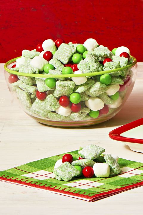 green chocolate puppy chow
