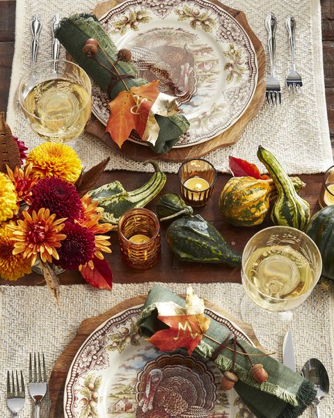 60 Thanksgiving Table Settings - Thanksgiving Tablescapes & Decoration ...