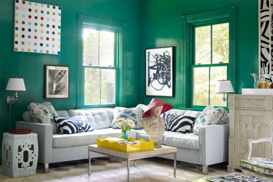 13 Green Living Room Ideas Green Decor Inspiration For Living Room