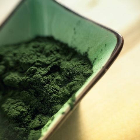 green spirulina powder