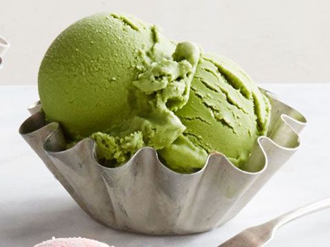 green tea honey frozen yogurt