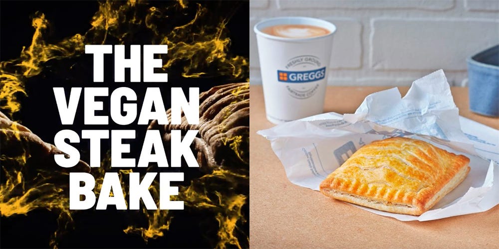 A Greggs Vegan Steak Bake Does Feature On The Vegan Menu