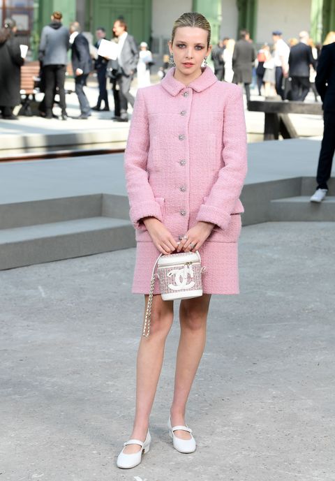 paris, france   may 03 greta bellamacina attends the chanel cruise 2020 collection  photocall in le grand palais on may 03, 2019 in paris, france photo by pascal le segretaingetty images