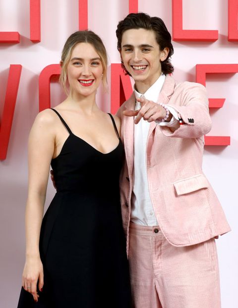 Greta Gerwig is basically trying to set up Timothee Chalamet and Saoirse Ronan