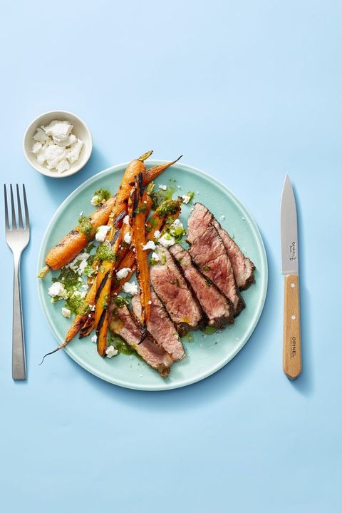 grilled moroccan steak and carrots   valentine's day dinner ideas