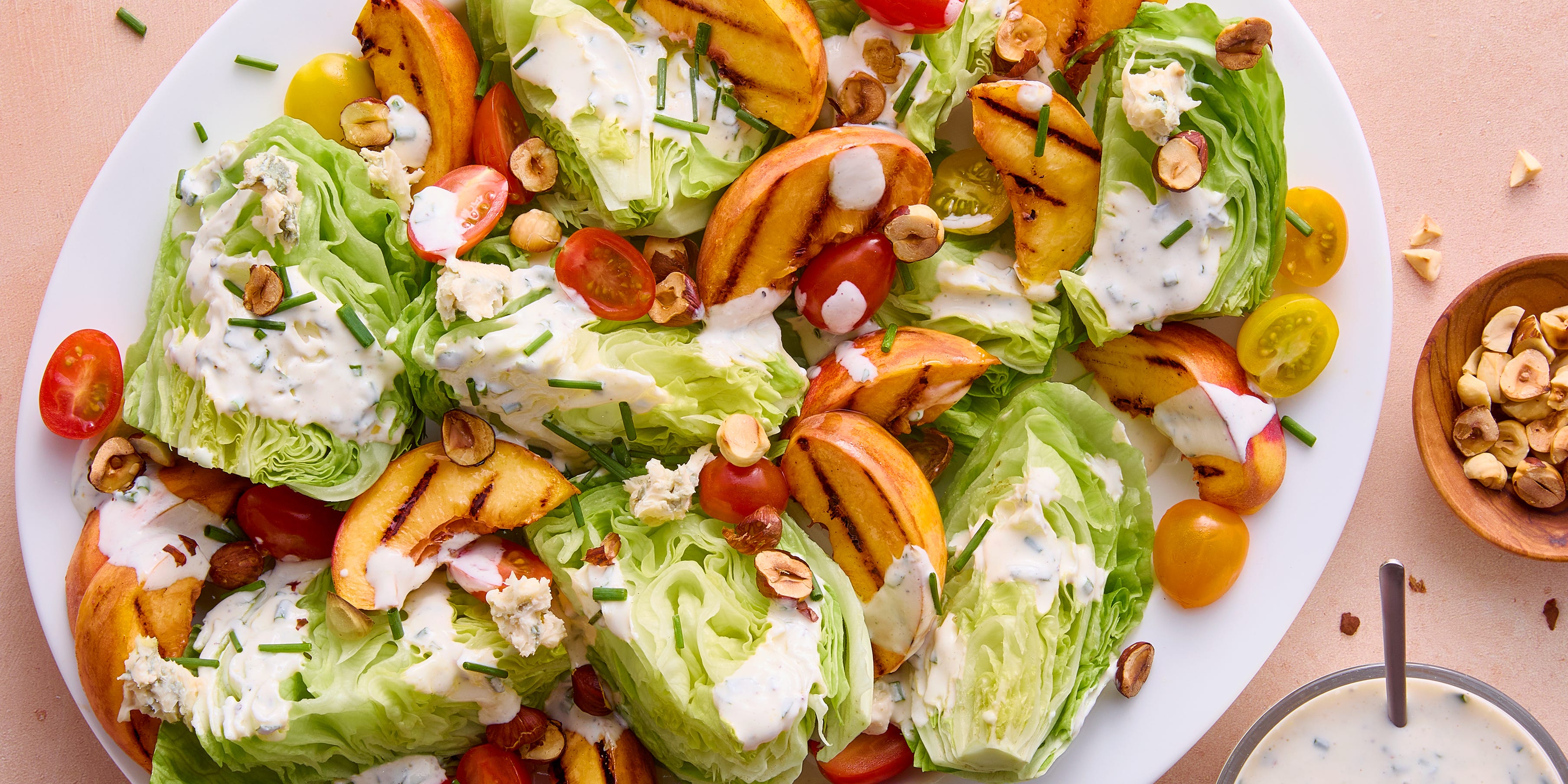 This Grilled Peach Salad Is Begging To Be On Your Summertime Dinner Table