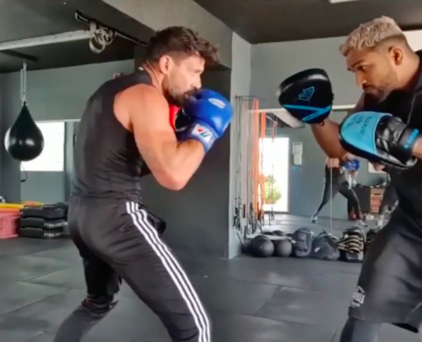 Frank Grillo’s Cure for Jet Lag? An Intense Boxing Workout.