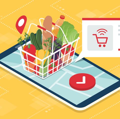 grocery delivery at home and smartphone app