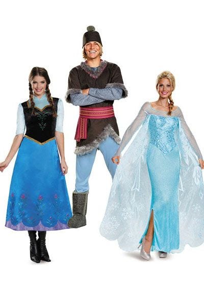 group halloween costumes frozen