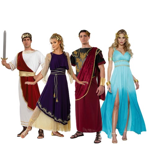 group halloween costumes greeks and romans