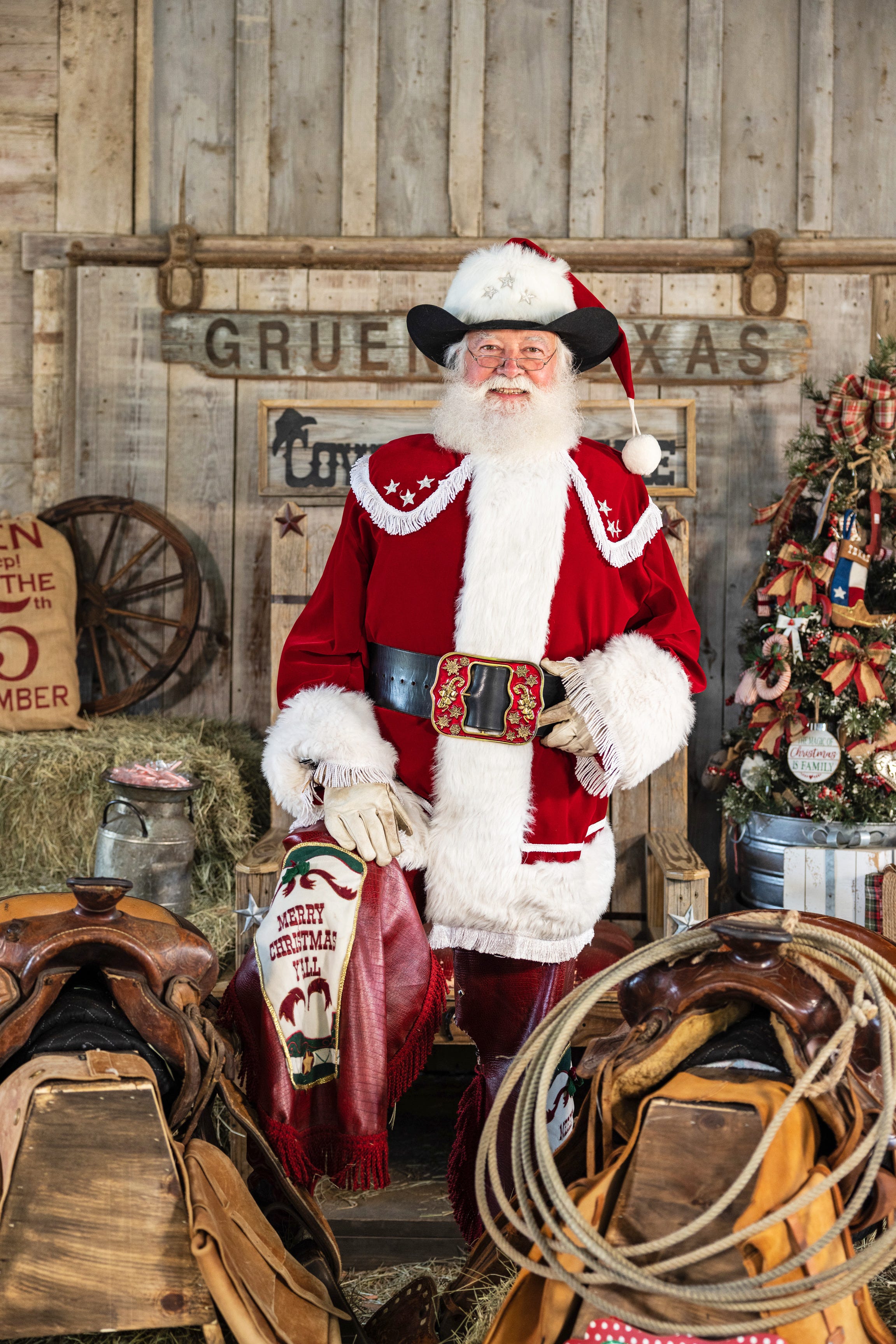 Only in a Texas Small Town Does Santa Dress as a Cowboy