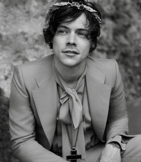 Harry Gucci Campaign Photos - Harry Styles Kisses a Goat Feeds a in Tailoring Photos