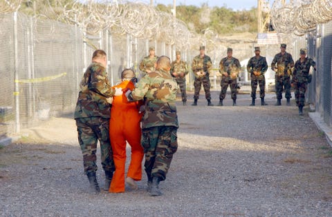 U.S. Army military police escorting Tali