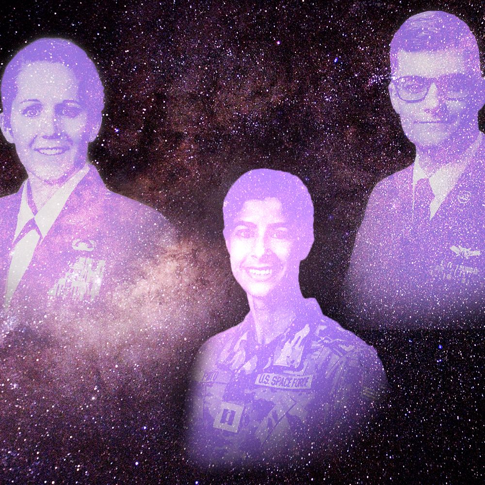 Some Faces Behind the Space Force