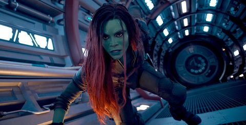 Gamora in Guardians of the Galaxy Band 3
