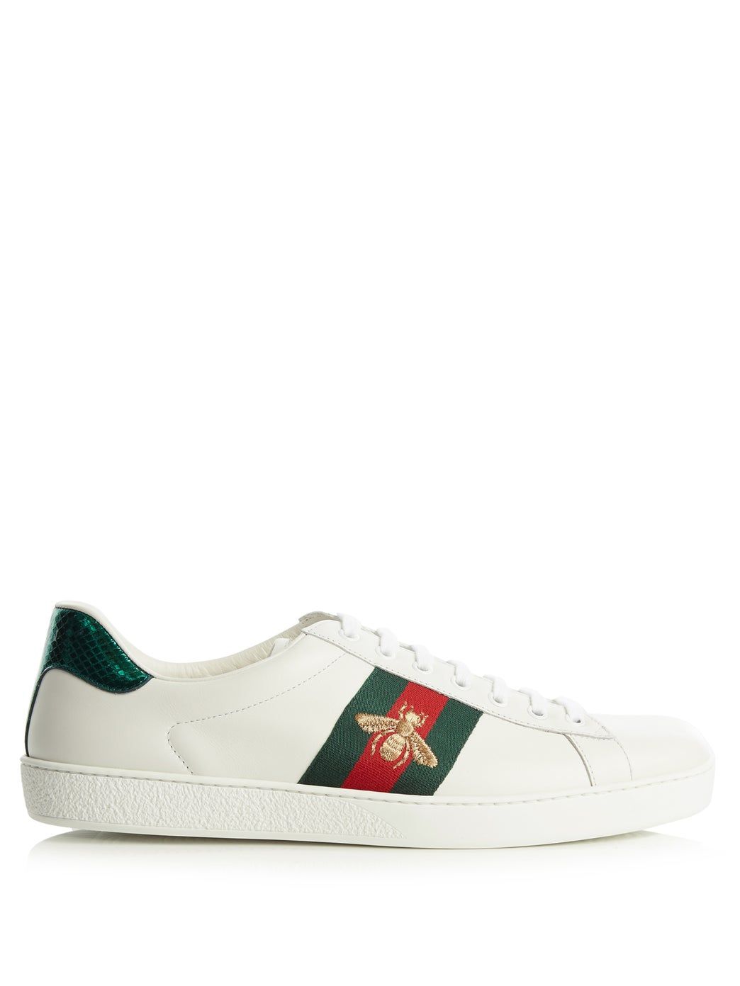 worn look gucci trainers