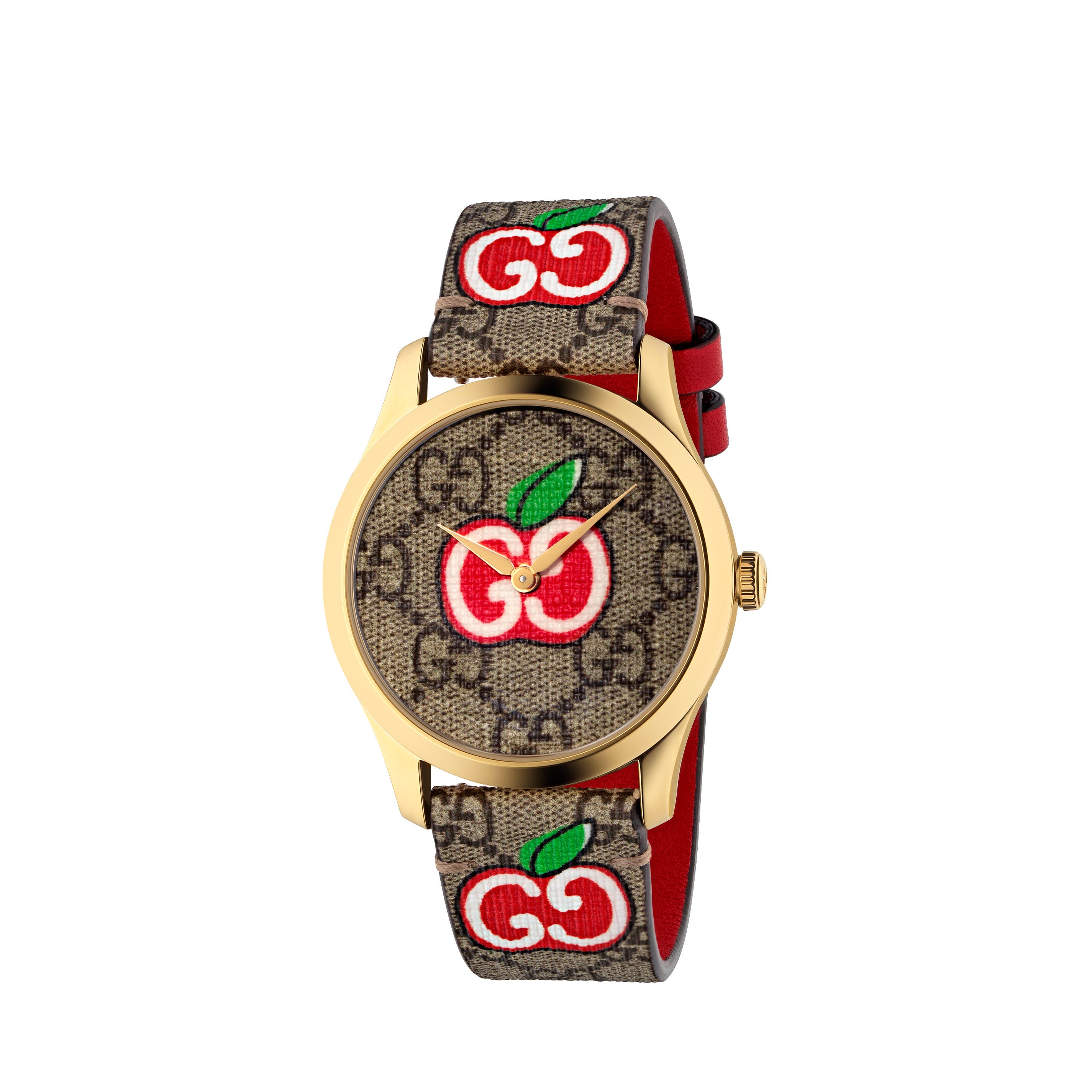 Gucci 七夕情人節把經典LOGO 畫上蘋果當禮物!大玩復古雙G 標誌包包