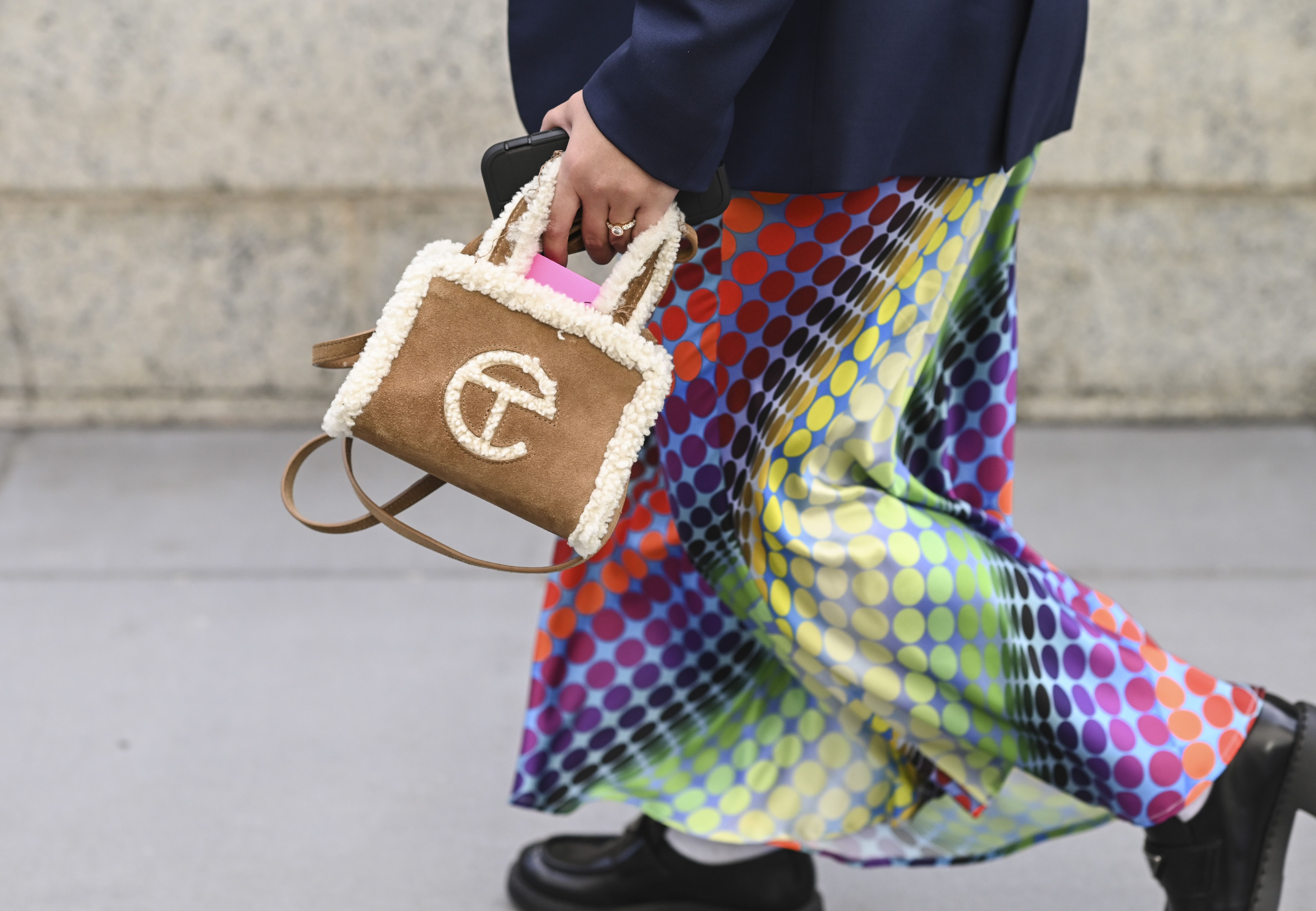 Designer Inspired Tartan Check Shoulder Bag With Chain Detail 