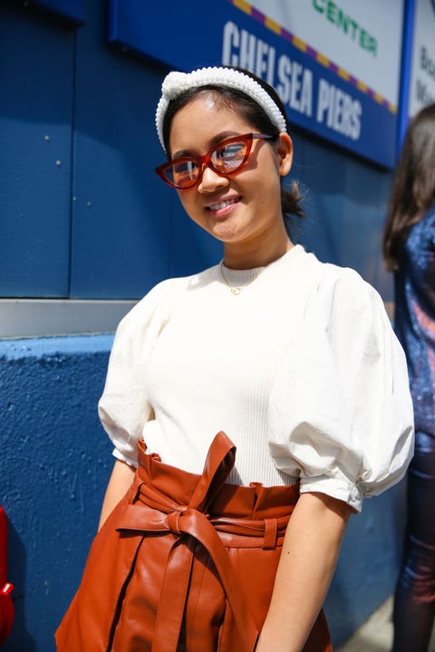 Knotted Headband With Low Pony