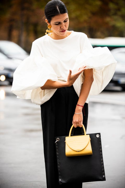 Street Style : Paris Fashion Week - Womenswear Spring Summer 2020 : Day Nine