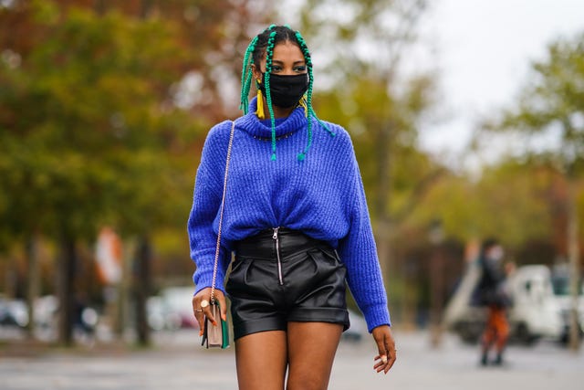 street style at paris fashion week womenswear spring summer 2021 day nine