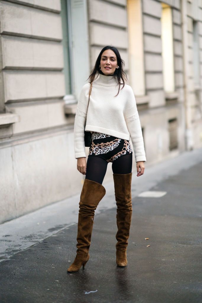 thigh high boots outfit fall