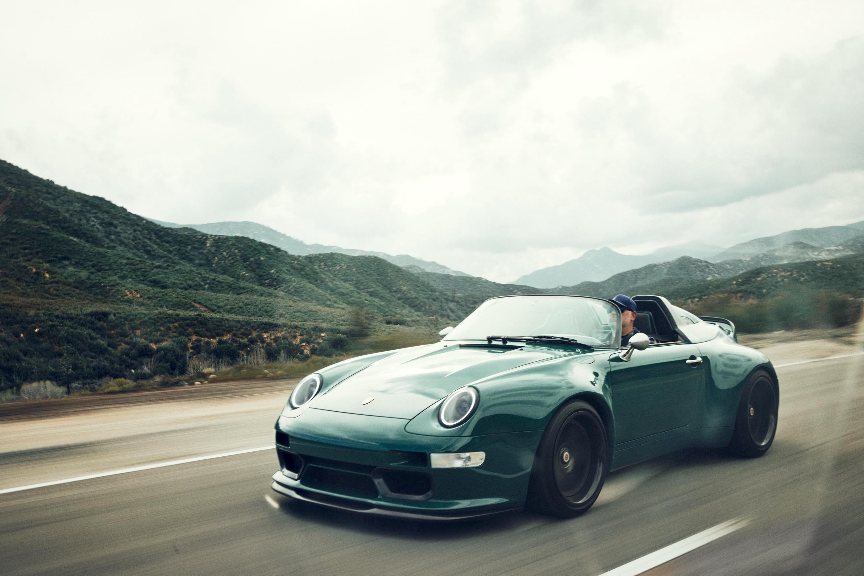 A Gunther Werks Speedster on California's Angeles Forest West Loop Is Driving Nirvana